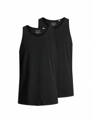 Jack&Jones Набір 2 майок Basic 12133910 Чорний Regular Fit Jack&Jones Набір 2 майок Basic 12133910 Чорний Regular Fit