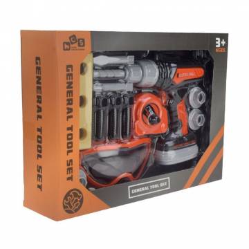 Игрушечный набор инструментов Shantou Jinxing General Tool Set от 3 лет, 30*8*23 см, 13 предметов (778-18) Игрушечный набор инструментов Shantou Jinxing General Tool Set от 3 лет, 30*8*23 см, 13 предметов (778-18)