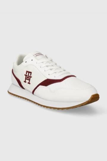 Кроссовки Tommy Hilfiger RUNNER EVO MIX LTH MIX цвет белый FM0FM04887 Кроссовки Tommy Hilfiger RUNNER EVO MIX LTH MIX цвет белый FM0FM04887