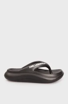 Женские черные вьетнамки SKOONA II Hotel Karl Thong Черный 40 Karl Lagerfeld KL85025