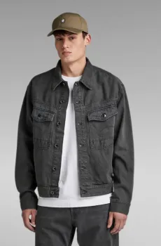 Мужская темно-серая джинсовая куртка Dakota Серый S G-Star RAW D23593,D182