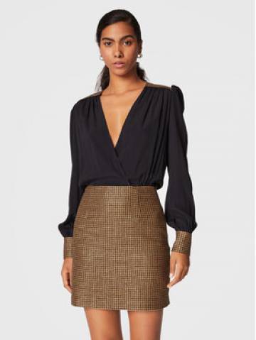 TWINSET Коктейльна сукня 222TT2316 Чорний Regular Fit TWINSET Коктейльна сукня 222TT2316 Чорний Regular Fit