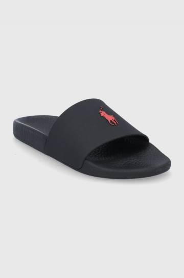 Шлепанцы Polo Ralph Lauren Polo Slide цвет чёрный 809852071004 Шлепанцы Polo Ralph Lauren Polo Slide цвет чёрный 809852071004