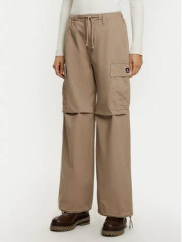 Converse Штани з тканини 10026957-A03 Бежевий Relaxed Fit Converse Штани з тканини 10026957-A03 Бежевий Relaxed Fit