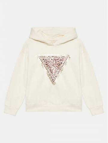 Guess Світшот J4BQ08 KAX74 Écru Regular Fit Guess Світшот J4BQ08 KAX74 Écru Regular Fit