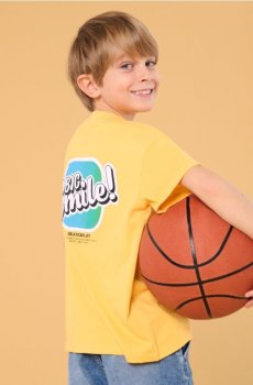 Футболка з короткими рукавами - жовтий