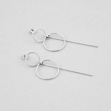Серебряные серьги Minimal 25012_45 Серебряные серьги Minimal 25012_45