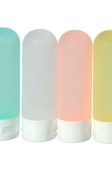 Дорожный набор Cosmo Shop (баночки для косметики, 4*60 мл + косметичка, 1 шт) (CS1010)