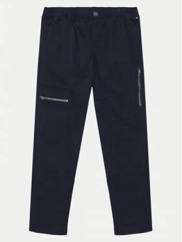 Tommy Hilfiger Штани з тканини Utility KB0KB09122 Cиній Regular Fit Tommy Hilfiger Штани з тканини Utility KB0KB09122 Cиній Regular Fit