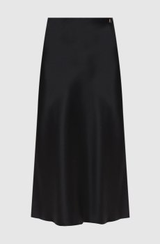 Черная юбка миди