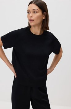 Reserved - Футболка з високим вмістом модалу - чорний - 565GA-99X