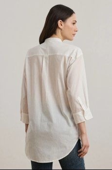 Хлопковая рубашка Lauren Ralph Lauren