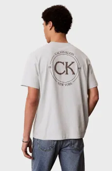 Мужская мятная футболка 20S APRIL GRAPHIC Ментоловый XL Calvin Klein Jeans LV04RE825G