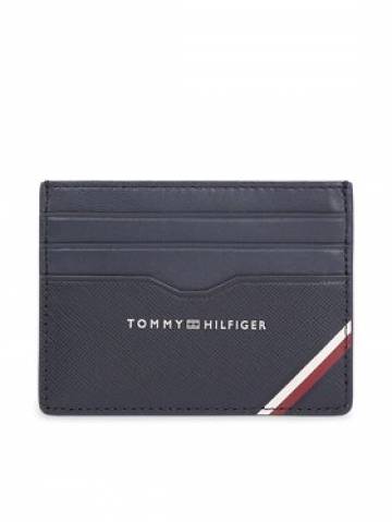 Tommy Hilfiger Чохол для кредиток Th Central Cc Holder AM0AM11583 Cиній Tommy Hilfiger Чохол для кредиток Th Central Cc Holder AM0AM11583 Cиній