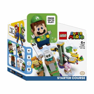 Конструктор LEGO Super Mario Стартовый набор Приключения вместе с Луиджи, 280 деталей, от 6 лет (71387) Конструктор LEGO Super Mario Стартовый набор Приключения вместе с Луиджи, 280 деталей, от 6 лет (71387)