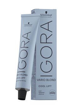 Осветляющий крем для волос Schwarzkopf Professional IGORA Vario Blond Cool Lift с холодным оттенком, 60 мл