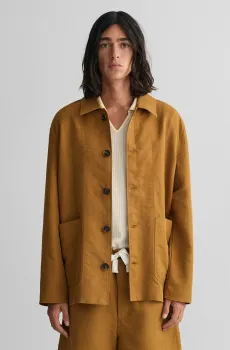 Мужской горчичный блейзер Желтый L Gant 7706230