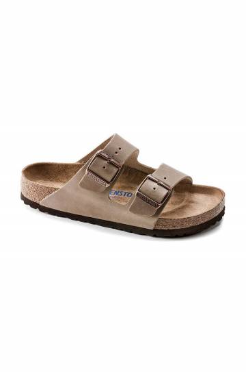 Шлепанцы из нубука Birkenstock Arizona цвет бежевый 552813 Шлепанцы из нубука Birkenstock Arizona цвет бежевый 552813