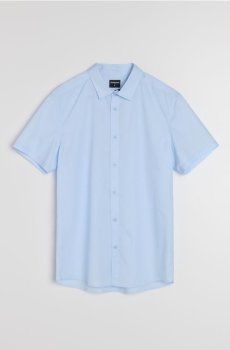 Сорочка з коротким рукавом - блакитний