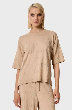 Женский бежевый джемпер Бежевый 3XL ANDRE TAN 41010