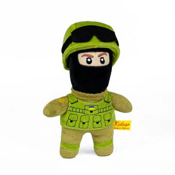 Мяка іграшка Солдат ЗСУ в балаклаві KidsQo 25 см (KD705) Мяка іграшка Солдат ЗСУ в балаклаві KidsQo 25 см (KD705)