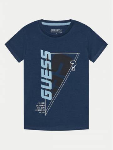 Guess Футболка L4GI32 J1314 Cиній Regular Fit Guess Футболка L4GI32 J1314 Cиній Regular Fit