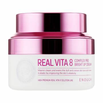 Питательный крем для лица Enough Real Vita 8 Complex Pro Bright Up Cream с витаминами, 50 мл Питательный крем для лица Enough Real Vita 8 Complex Pro Bright Up Cream с витаминами, 50 мл