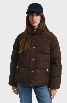 Женская темно-коричневая куртка CLOUD Коричневый L Gant 4700393