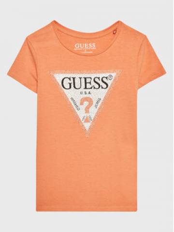 Guess Футболка J2YI51 K6YW1 Оранжевий Regular Fit Guess Футболка J2YI51 K6YW1 Оранжевий Regular Fit