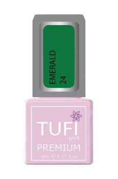 Уценка! Гель-лак для ногтей Tufi Profi Premium Emerald 24 Мечта блогера, 8 мл