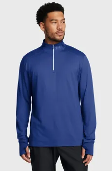 Мужская синяя спортивная кофта UA LAUNCH PRO 1/4 ZIP Синий XL Under Armour 1379288-432