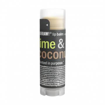 Бальзам для губ Hurraw! Lime & Coconut Lip Balm, 4.8 г Бальзам для губ Hurraw! Lime & Coconut Lip Balm, 4.8 г