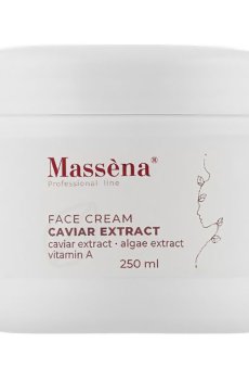 Крем для лица Massena Face Cream с экстрактом икры, 250 мл