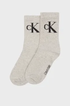 Женские серые носки (2 пары) MONOGRAM Серый 35-38 Calvin Klein 701228811