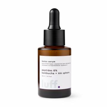 Мультипептидная сыворотка для лица Luff Botox Serum для заполнения морщин и восстановления упругости, 30 мл Мультипептидная сыворотка для лица Luff Botox Serum для заполнения морщин и восстановления упругости, 30 мл
