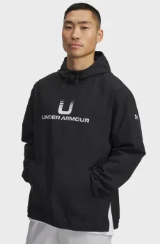 Мужское черное худи UA Unstoppable Wvn Hoodie Черный S Under Armour 6003864-001