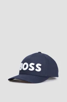 Мужская темно-синяя кепка Синий ONESIZE BOSS 50495132;404