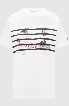 Белая футболка с принтом Looney Tunes