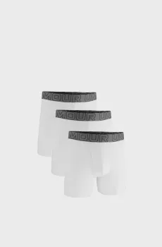 Мужские белые боксеры (3 шт) M UA Perf Cotton 6in Белый XS Under Armour 1383889-100