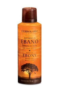Пена для бритья LErbolario Notes Of Ebony Shaving Foam Черное дерево, 200 мл