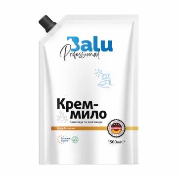Крем-мыло BALU Professional Мёд-Молоко, 1.5 л Крем-мыло BALU Professional Мёд-Молоко, 1.5 л
