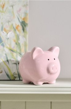 Свинка-скарбничка - рожевий