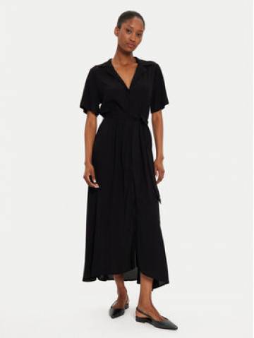 Vila Сукня-сорочка Billie 14097551 Чорний Regular Fit Vila Сукня-сорочка Billie 14097551 Чорний Regular Fit