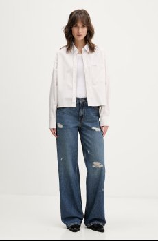 Хлопковая рубашка Guess Jeans