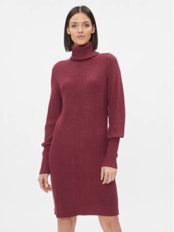 Vila Трикотажна сукня 14090819 Бордовий Regular Fit Vila Трикотажна сукня 14090819 Бордовий Regular Fit