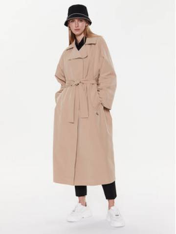 Calvin Klein Jeans Тренч J20J220337 Бежевий Oversize Calvin Klein Jeans Тренч J20J220337 Бежевий Oversize