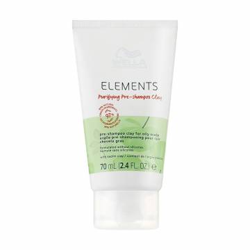 Очищающая глина для кожи головы Wella Professionals Elements Purifying Pre-shampoo Clay, 70 мл Очищающая глина для кожи головы Wella Professionals Elements Purifying Pre-shampoo Clay, 70 мл