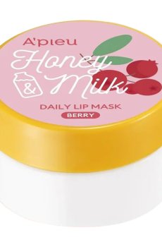 Питательная маска для губ Apieu Honey & Milk Daily Lip Mask, Berry, 6 г