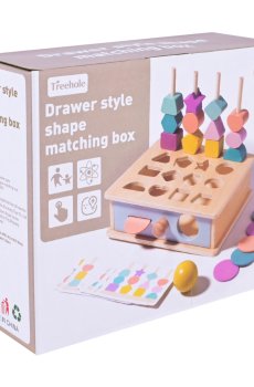 Деревянная игрушка-сортер Shantou Jinxing Пирамидки, от 3 лет (C9433)