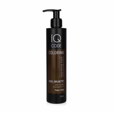 Тонирующая маска для волос IQ code Color Mask Холодный каштановый (Cool Brunette), 250 мл Тонирующая маска для волос IQ code Color Mask Холодный каштановый (Cool Brunette), 250 мл